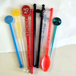 Lot of 9 Vintage Swizzle Sticks Mohegan sun